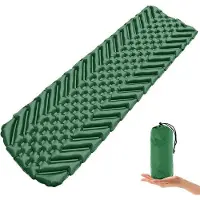 Famanu : Matelas de camping ultraléger - Gonflable, imperméable, ergonomique