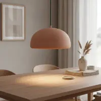 Lyora Lampe pendante moderne Davo terre cuite Ø 43cm