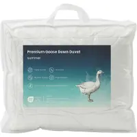 vidaXL Ensemble de couettes en duvet de canard , 90% duvet, modèle FULDA, 3 pièces, 135 x 220 cm, pour l'été