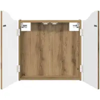 vidaXL Armoire pour cible de fléchettes, bois composite imitation chêne artisanal, 56 x 12 x 63 cm