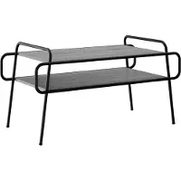 vidaXL Table basse grise imitation bois Sonoma, 100 x 50 x 51 cm, matériau composite bois