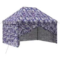 Syfax Pavillon pop-up avec 4 parois, dimensions 2,95 x 4,1 mètres