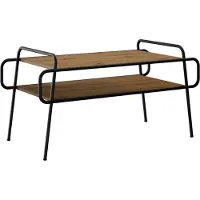 vidaXL Table basse en bois imitation chêne artisanal, 100 x 50 x 51 cm, matériau composite bois
