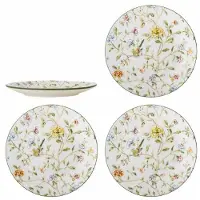 Bloomingville Assiettes Bloomie, lot de 4