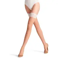 Falke Collant cappuccino / blanc