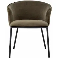 Bloomingville Chaise Cortone verte