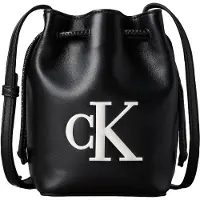 Calvin Klein Poche ventrale 'BOLD' noir / blanc