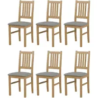 LeafDesign CHAISE DE SALLE À MANGER - Lot de 6 Bos 1 grandson barrel 90