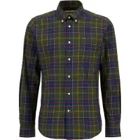 Barbour - Chemise à carreaux en coton - Wetheram Tailored Tartan Shirt Shadow Classic Tartan - Taille M - Gris
