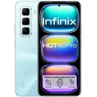 Infinix HOT 50 PRO, 17.2 cm (6.78"), 8 Go, 256 Go, 50 MP, Android 14, Bleu clair