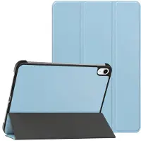 IMoshion Coque tablette Trifold pour Apple iPad Air 11 pouces (2026) M4 / (2025) M3 / (2024) M2 / Air 5 (2022) / Air 4 (2020) - Bleu clair