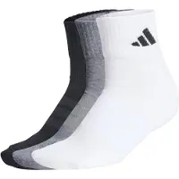 Adidas Chaussettes de sport 'Ess' gris clair / noir / blanc