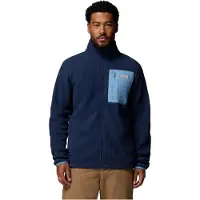 Columbia Veste en polaire fonctionnelle 'Jasper Ridge' bleu marine / bleu clair