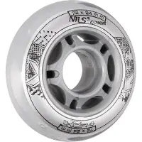 Northix Roues de skateboard 72 x 24 mm 82A transparentes (lot de 4)