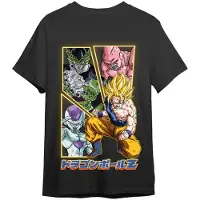 Namco Bandai Games T-shirt Dragon Ball Z « Villains & Goku » pour adultes
