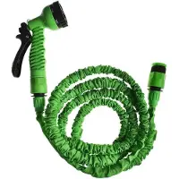 Markenlos Tuyau d'arrosage flexible - avec pomme d'arrosage et raccords - léger - 1 pièce