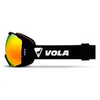 Vola Fast Ski Goggles Noir CAT3+Pink/CAT2