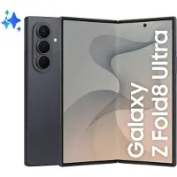 Samsung Galaxy Z Fold8 Ultra, écran de 20,3 cm (8 pouces), résolution de 2504 x 2256 pixels, 12 Go de RAM, 512 Go de stockage, appareil photo de 200 MP, couleur : graphite