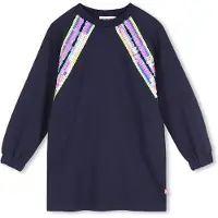Billieblush U22344 Long Sleeve Dress Bleu 8 Years Fille