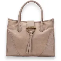 Hispanitas pour femme. BI265022 Sac tote en daim taupe (OSFA), Casuel, Cuir