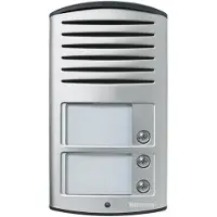 Legrand LEG 342931 Station de porte AP alu 2 fils avec 3 boutons d'appel (Filaire)