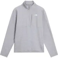 The North Face - Sweat confortable et polyvalent - M TNF Performance Fleece 1/4 Zip TNF Pale Grey Heather - Taille S - Gris