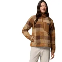 Columbia West Bend Ii Half Zip Fleece Marron XL Femme