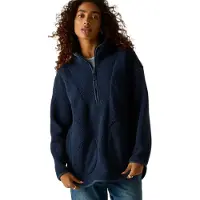 Regatta Frankie Borg Longline Half Zip Fleece Bleu 46 Femme