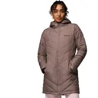 Columbia Heavenly Long Jacket Marron,Gris S Femme