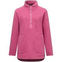 Regatta Frankie Borg Longline Half Zip Fleece Rose 44 Femme