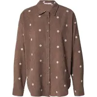 Hailys Chemisier 'Al44ba' marron / blanc