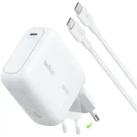 Belkin Wch025kq1.5whb6 Usb-c Wall Charger Argenté
