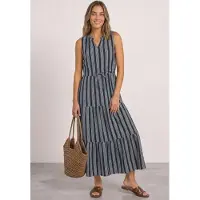 Street One Robe bleu marine / blanc