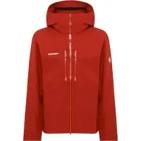 Mammut - Veste polyvalente imperméable - Stoney HS Hooded Jacket Men Dark Red pour Homme - Taille L - Rouge