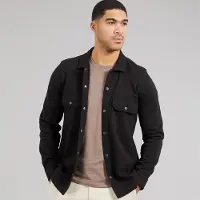 Threadbare Chemise manches longues Homme Relay Noir