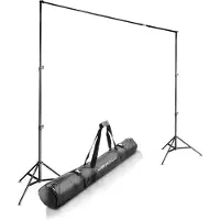 Walimex Telescopic Background System 120-307 Cm Tripod Noir