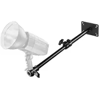 Walimex Pied/support pour mur/plafond - WALIMEX - 16444 - 54 cm - Noir - Métal