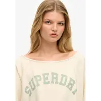 Superdry Sweat-shirt beige / vert pastel