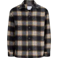 Jack & Jones Chemise 'JJESOHO OLLIE' bleu nuit / umbra / blanc