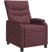vidaXL Fauteuil de massage relax, tissu violet,