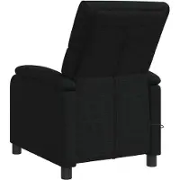 vidaXL Fauteuil de relaxation de massage, noir, revêtement en tissu, marque