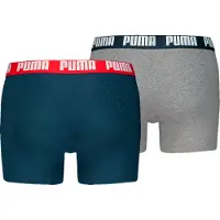Puma Boxers gris / rouge sang / noir / blanc