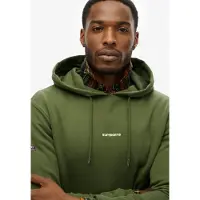 Superdry Plain Hoodie Vert S Homme
