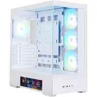 Zalman P40 DS WHITE, Midi Tower, PC, White, ATX, Micro ATX, Mini-ITX, Plastic, Steel, Tempered Glass, More
