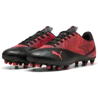 Puma Hommes, Chaussures de football, Rapid Fg/Ag (42.5), Rouge, Noir