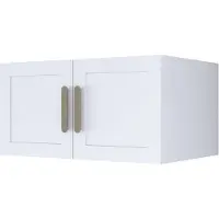 Skye Decor , armoire de haute qualité, blanche, 90 cm, à fixer au mur, 100% mélaminé