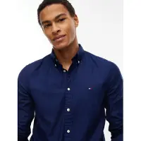 Tommy Hilfiger Chemise business 'FLEX' bleu cobalt