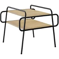 vidaXL Table basse en bois imitation chêne Sonoma, 50 x 50 x 51 cm