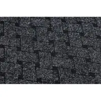 Rugsx Paillasson antidérapant pour les mètres courants VECTRA 900 Liverpool extérieur, intérieur, sur caoutchouc - anthracite 100 cm 100x210 cm