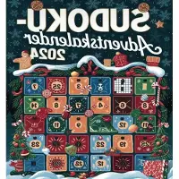 OEM Calendrier de l'Avent Sudoku 2024 - 24 jours de puzzles pour stimuler l'esprit et créer une ambiance festive